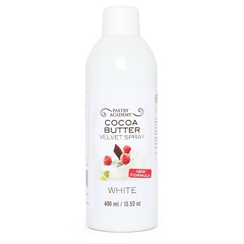 Pastry Academy White Cocoa Butter Velvet Spray  400ml
